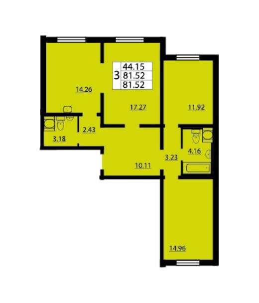 1 ���� 3-�������. 81.52 ��.�.