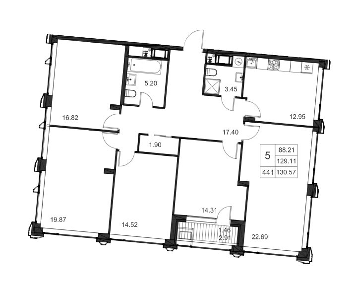 11 ���� 5-�������. 130.6 ��.�.